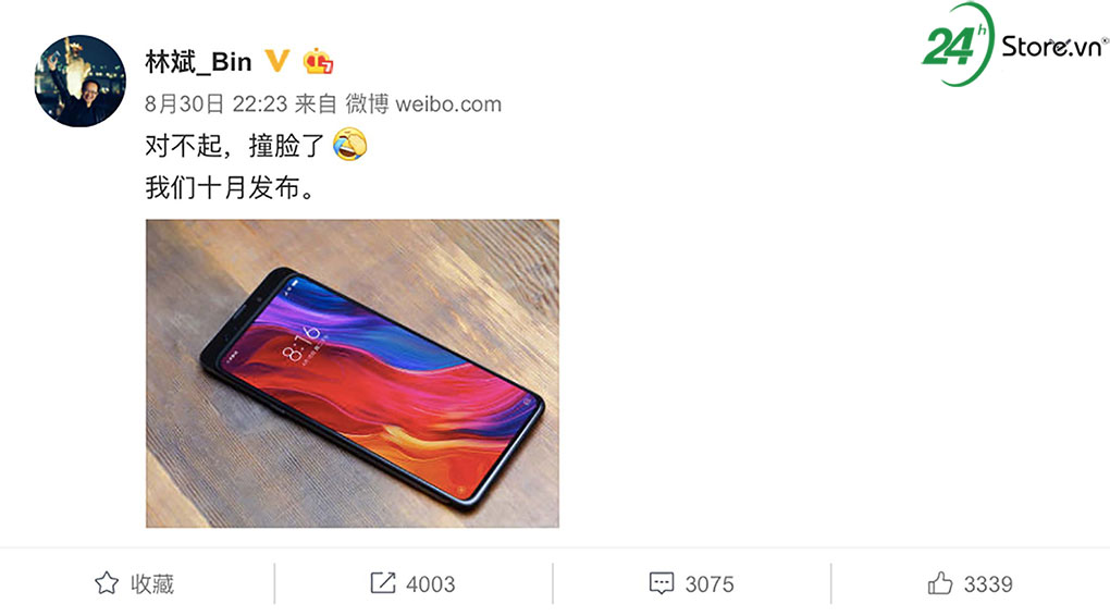 Xiaomi Mi Mix 3 sẽ ra mắt vào tháng 10 sắp tới? xiaomi mi mix 3 se trinh lang vao thang 10