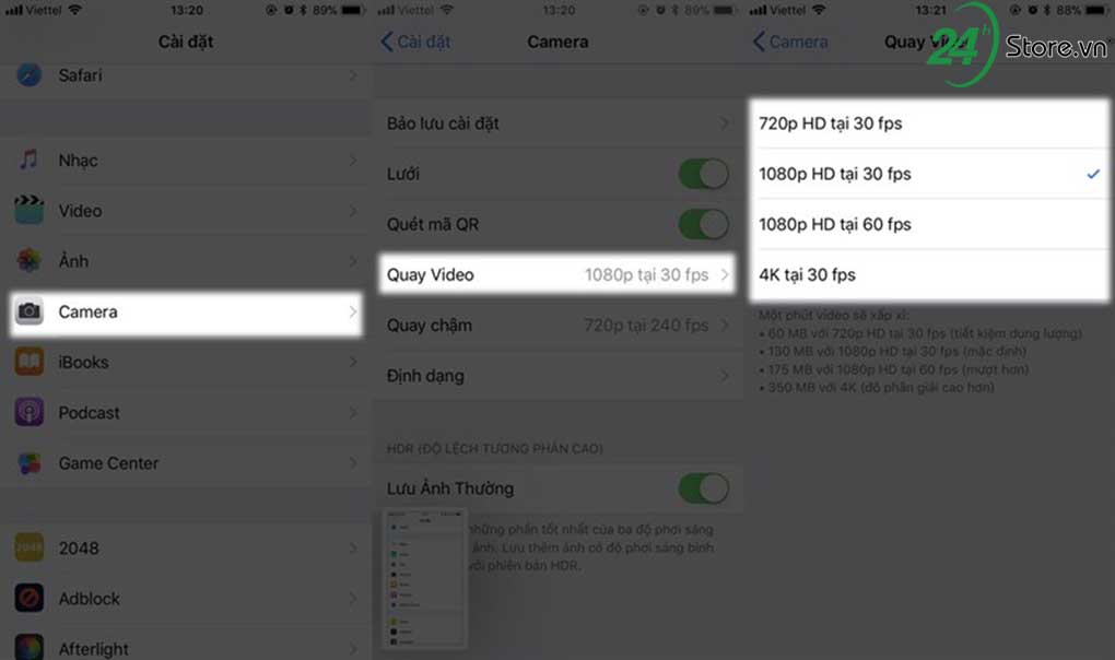 Một số tùy chỉnh khác trên iPhone giúp giải phóng bớt dung lượng Một số tùy chỉnh khác trên iPhone giúp giải phóng bớt dung lượng