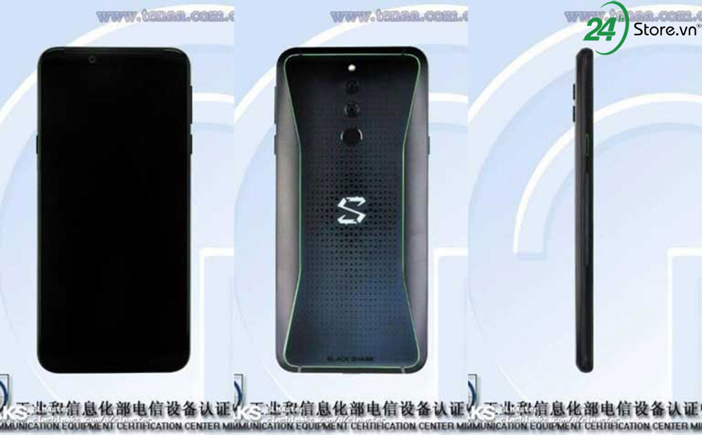 xiaomi black shark 2 duoc he lo tren trang tenaa