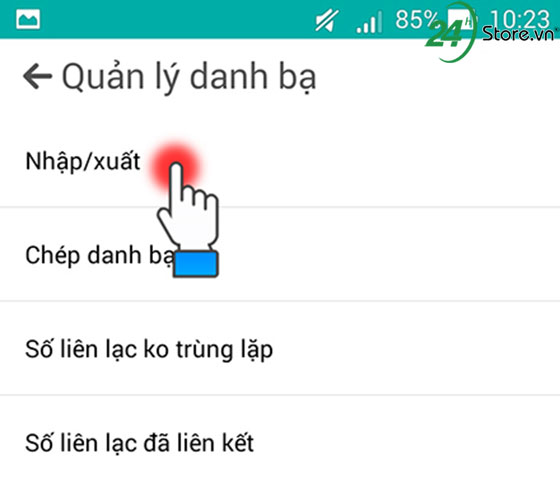 chuyen doi danh ba tu samsung sang iphone cuc don gian