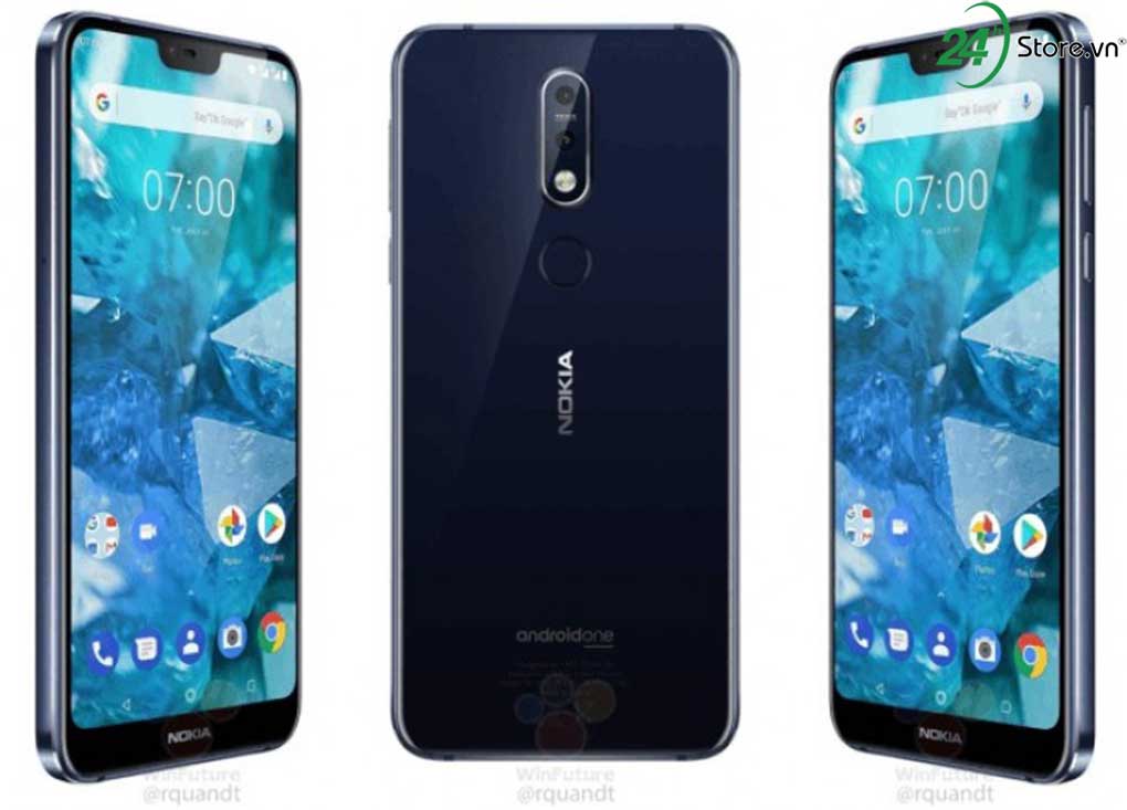 nokia 7.1 lo dien man hinh kich thuoc 5.84 inch, gia duoi 11 trieu