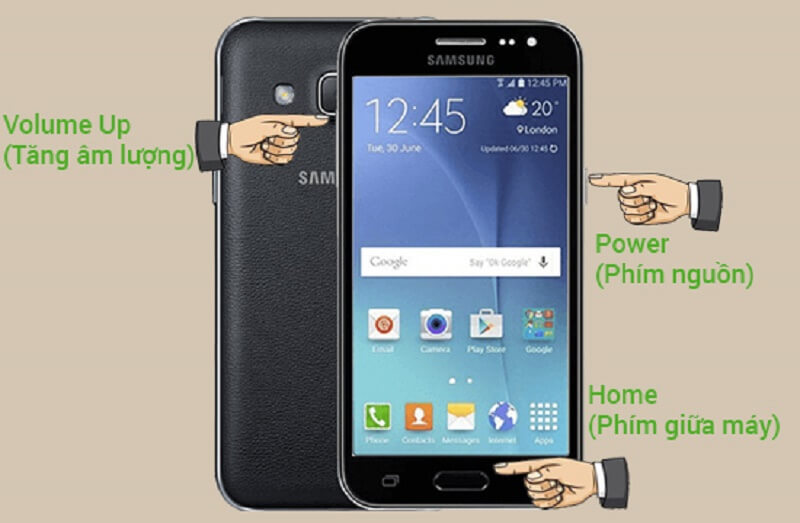 cách reset điện thoại samsung
