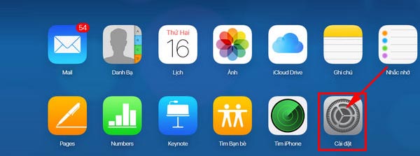 Lấy lại danh bạ bị mất trên iPhone bằng iCloud