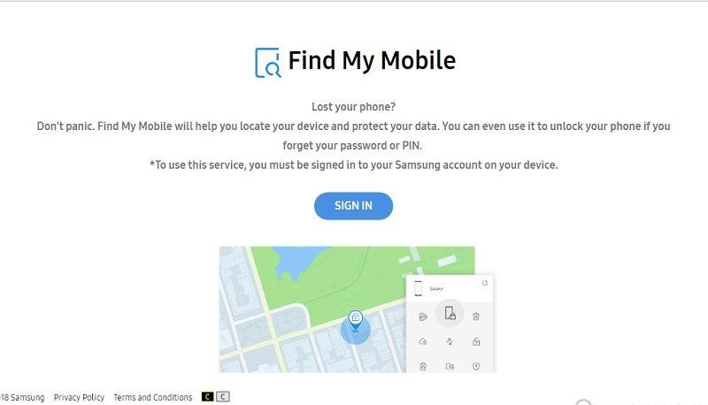 Tìm điện thoại Samsung bị mất tim dien thoai sam sung bi mat