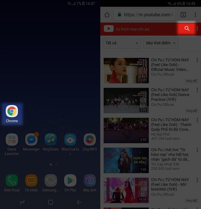 Nghe nhạc Youtube khi tắt màn hình điện thoại cực đơn giản tat man hinh youtube van nghe duoc nhac