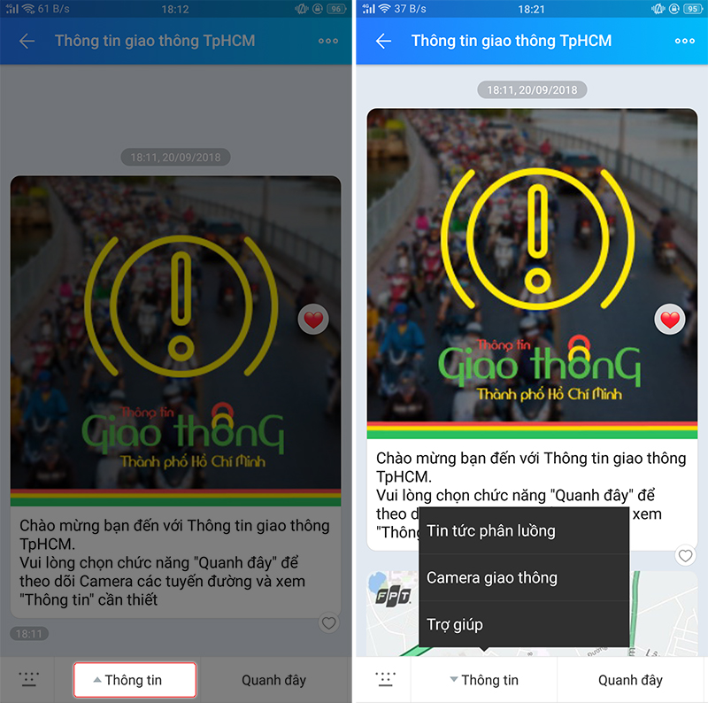 huong dan cai dat ung dung phong chong ket xe, ngap nuoc