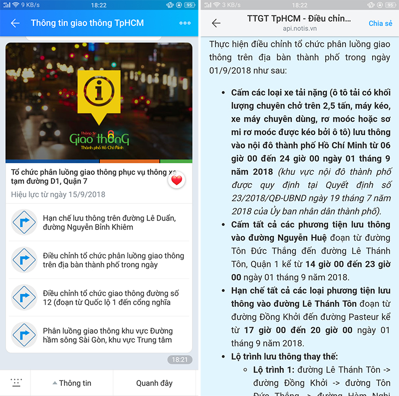 huong dan cai dat ung dung phong chong ket xe, ngap nuoc
