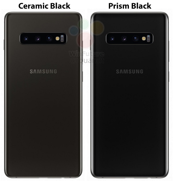 Lộ diện Samsung Galaxy S10 Plus vỏ gốm màu trắng tinh khôi samsung galaxy s10 plus vỏ gốm đen