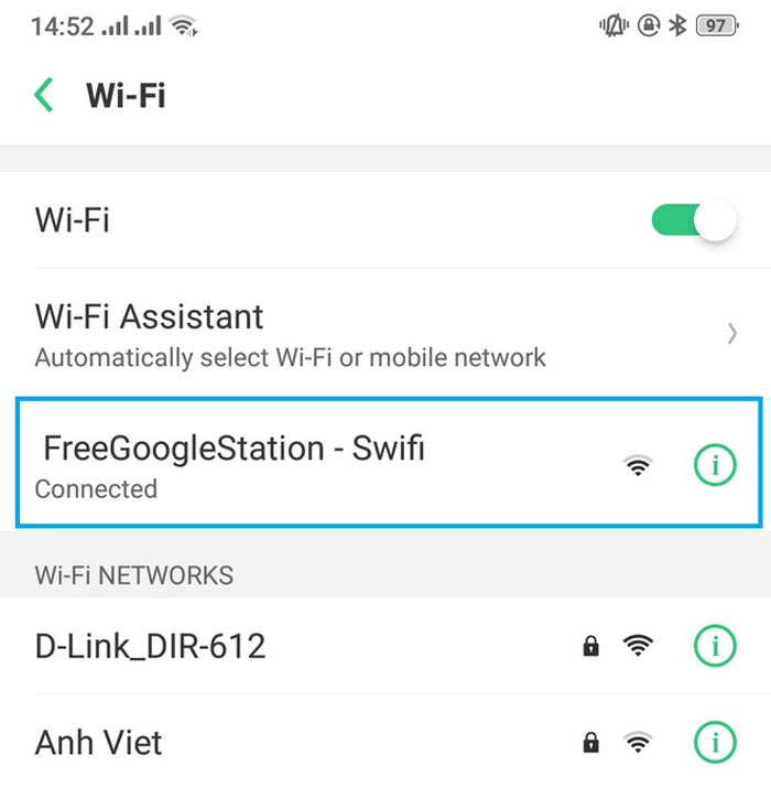 Wifi miễn phí ở việt nam