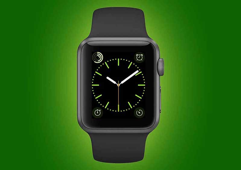 apple watch series 1 42mm mat nhom mau den day cao su 99 hinh anh 1