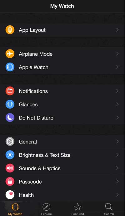 Cách ngắt kết nối Apple Watch với iPhone ngắt kết nối Apple Watch với iPhone