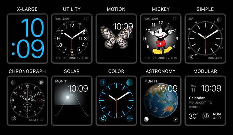 Cách thêm, xóa, hoặc đổi mặt đồng hồ của Apple Watch đổi mặt đồng hồ của Apple Watch