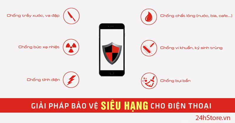bảo vệ siêu hạng cho điện thoại