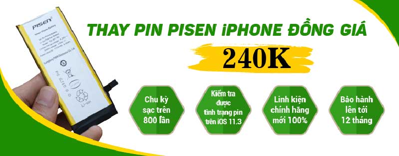 thay pin pisel dong gia 240k