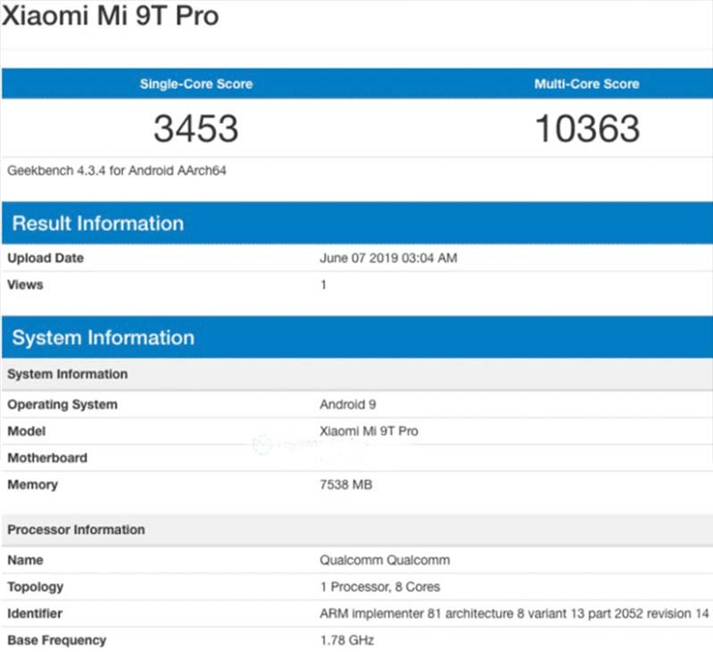 Xiaomi Mi 9T Pro ra mắt