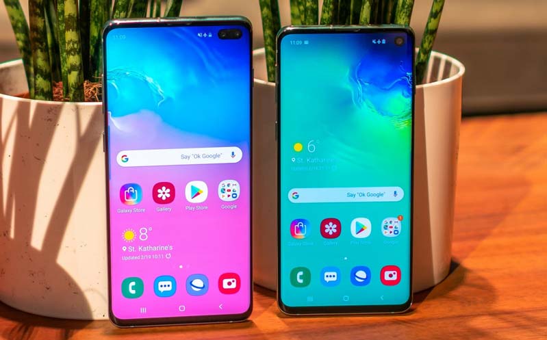 Samsung Galaxy S10 và S10 +
