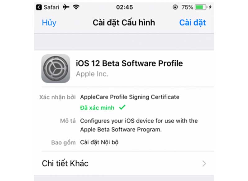 huong dan cap nhat ios 12 cuc ky don gian