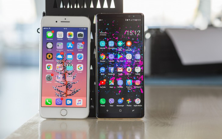 so sanh iphone 8 plus cu voi samsung galaxy note 9 cu cuu flagship nao ngon hon hinh 5