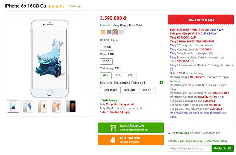iPhone 6s 16gb cũ duoi 5 trieu co nen mua iphone 6s cu hay khong 05