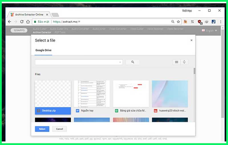 Cách nén và giải nén tập tin không cần dùng WinRaR bằng Archive Extractor bước 2 cach nen va giai nen tap tin khong can dung winrar hinh anh 2