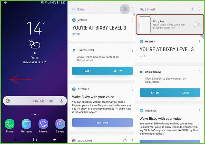 cach tat nit bixby tren samsung galaxy s9 s9 plus hinh anh 1