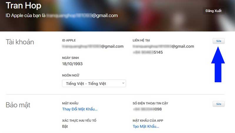huong dan doi apple id tu yahoo mail gmail thanh icloud hinh anh 6