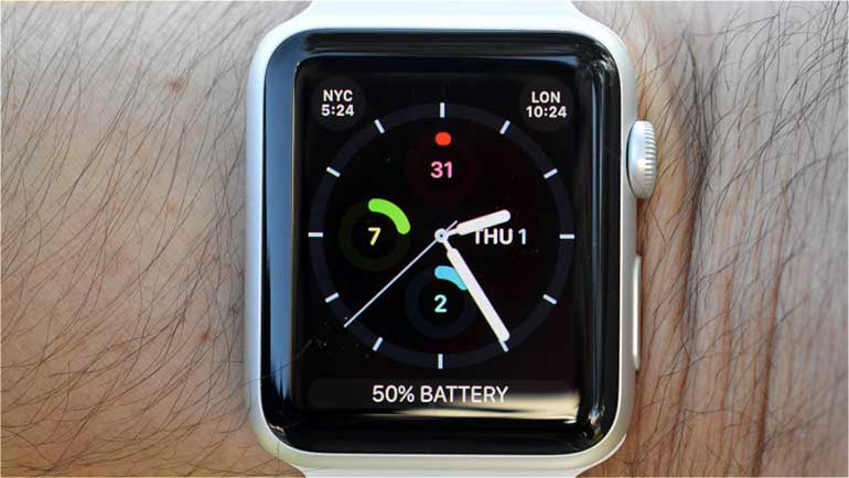 apple watch series 1 42mm mat nhom mau hong day cao su 99 hinh anh 3