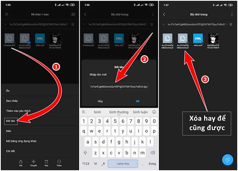 dán và đổi tên lại thành tên file mặc định