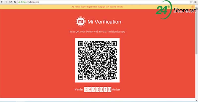 scan and verify 2 cách đơn giản để kiểm tra điện thoại Xiaomi chính hãng hay Fake 5