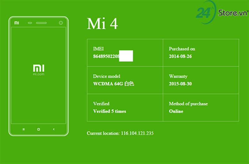 2 cách đơn giản để kiểm tra điện thoại Xiaomi chính hãng hay Fake 6