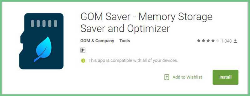 Download và cài đặt GOM Saver