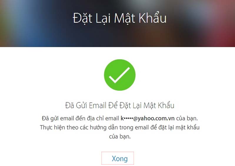 Hướng dẫn lấy lại mật khẩu Apple ID