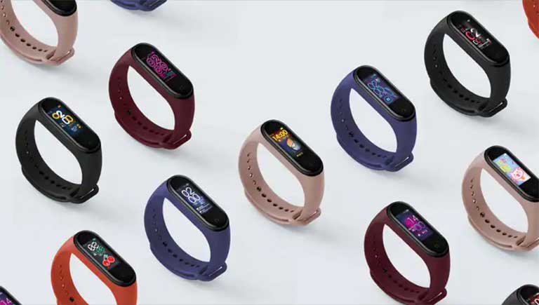 xiaomi mi band 4 đa dạng màu sắc