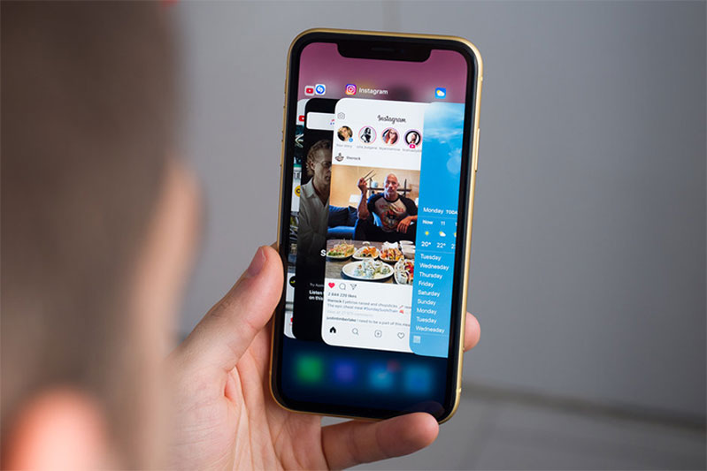 chạy đa nhiệm trên iphone