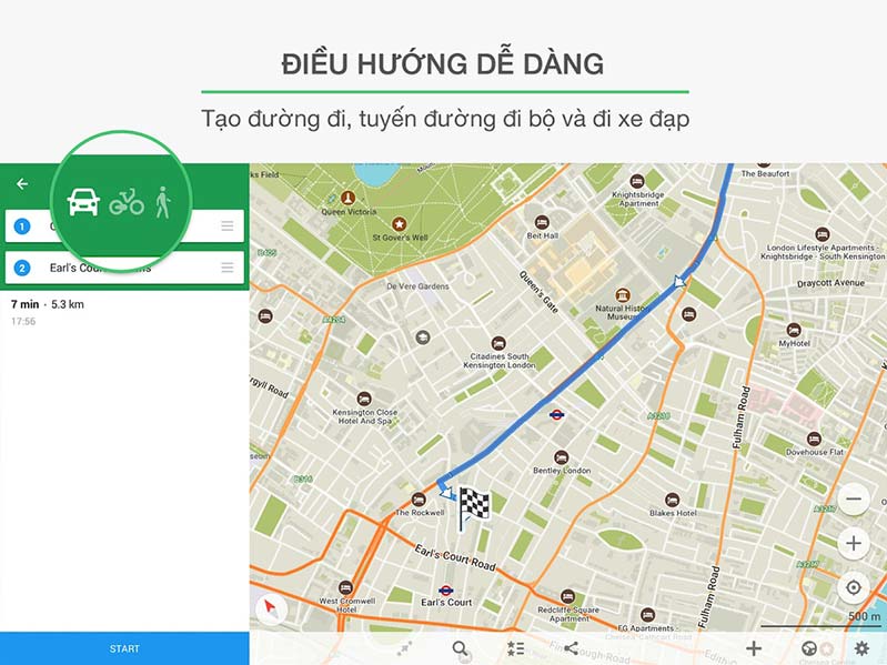 maps.me trên android