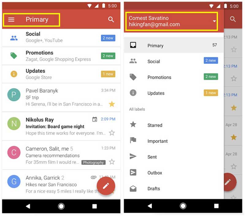 Hoàn thiện đăng kí Gmail