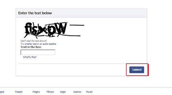 mở khóa tài khoản facebook 1
