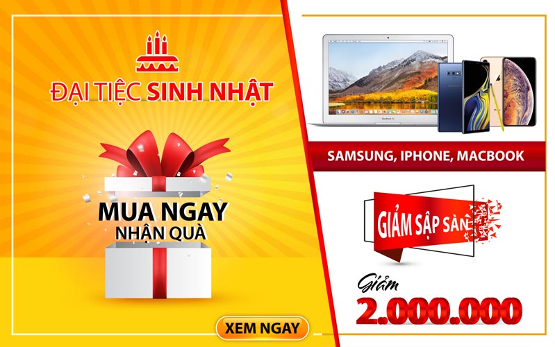 đại tiệc sinh nhật 24hStore