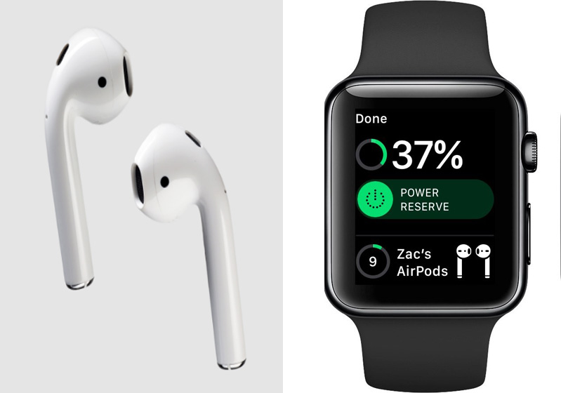 AirPods sẽ là thiết bị phụ trợ cho apple watch