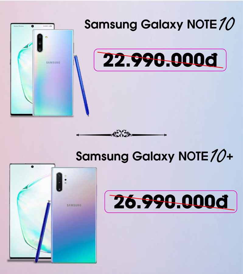 GALAXY NOTE 10 giá siêu khủng