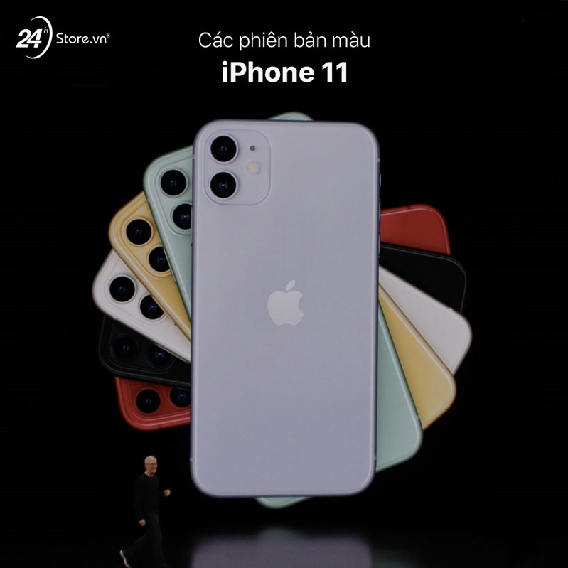 sáu mẫu màu của iPhone