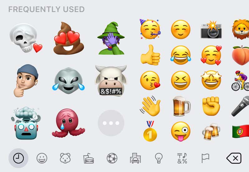 Emoji mới trên iOS 13