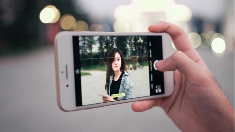 chụp xóa phông trên iphone