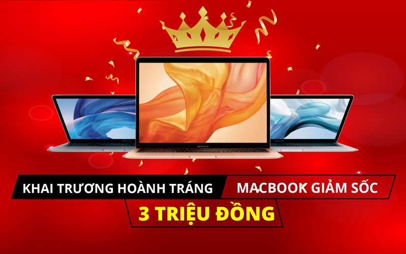 giảm sốc macbook