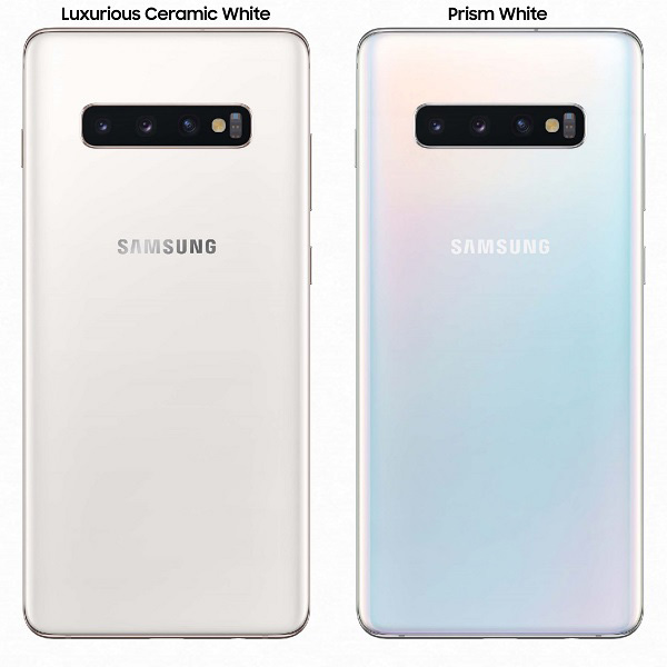 Lộ diện Samsung Galaxy S10 Plus vỏ gốm màu trắng tinh khôi samsung galaxy s10 plus vỏ gốm màu trắng