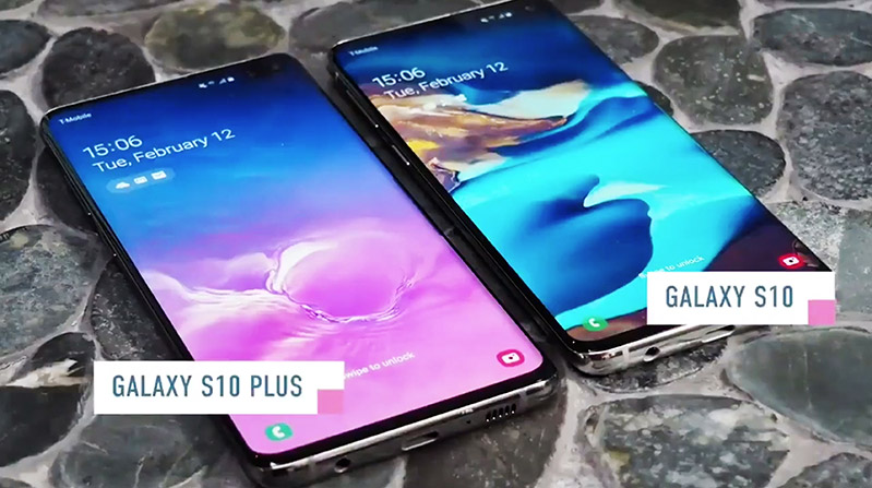 lộ điện samsung galaxy s10, s10 plus
