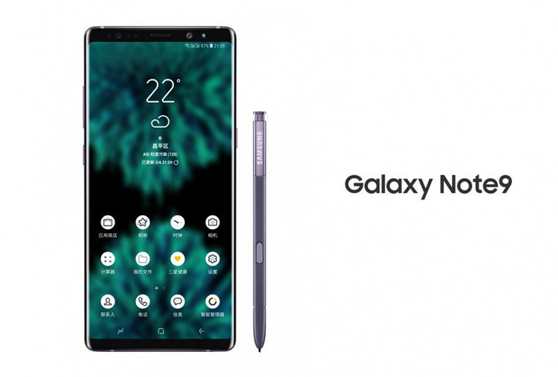 lộ diện samsung galaxy note 9