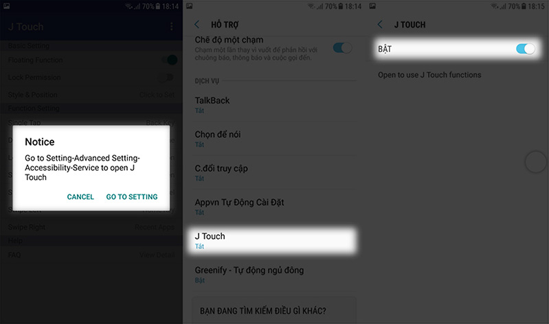 hướng dẫn sử dụng J Touch 2