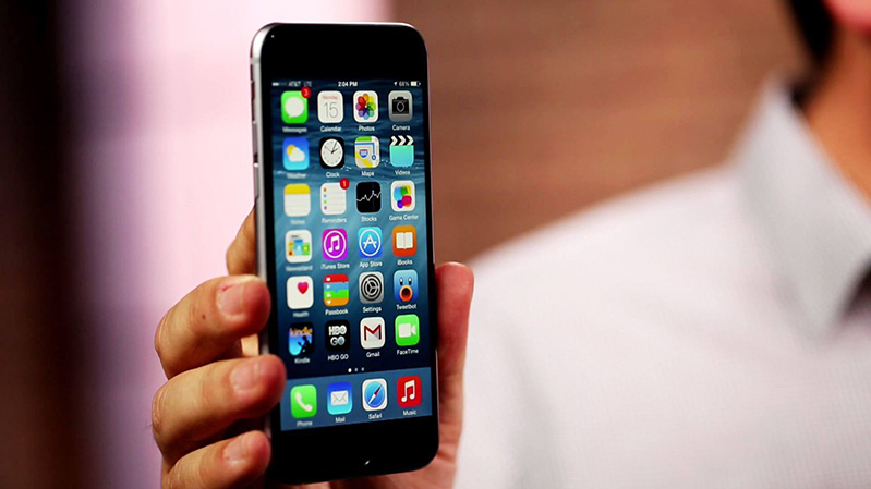 trên tay iphone 6