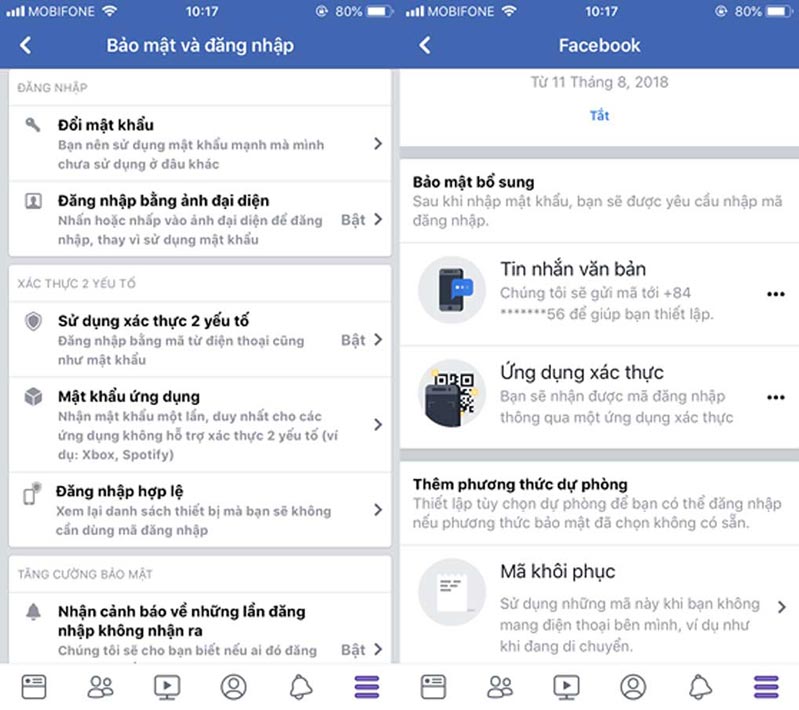 Kích hoạt đăng nhập xác thực 2 yếu tố